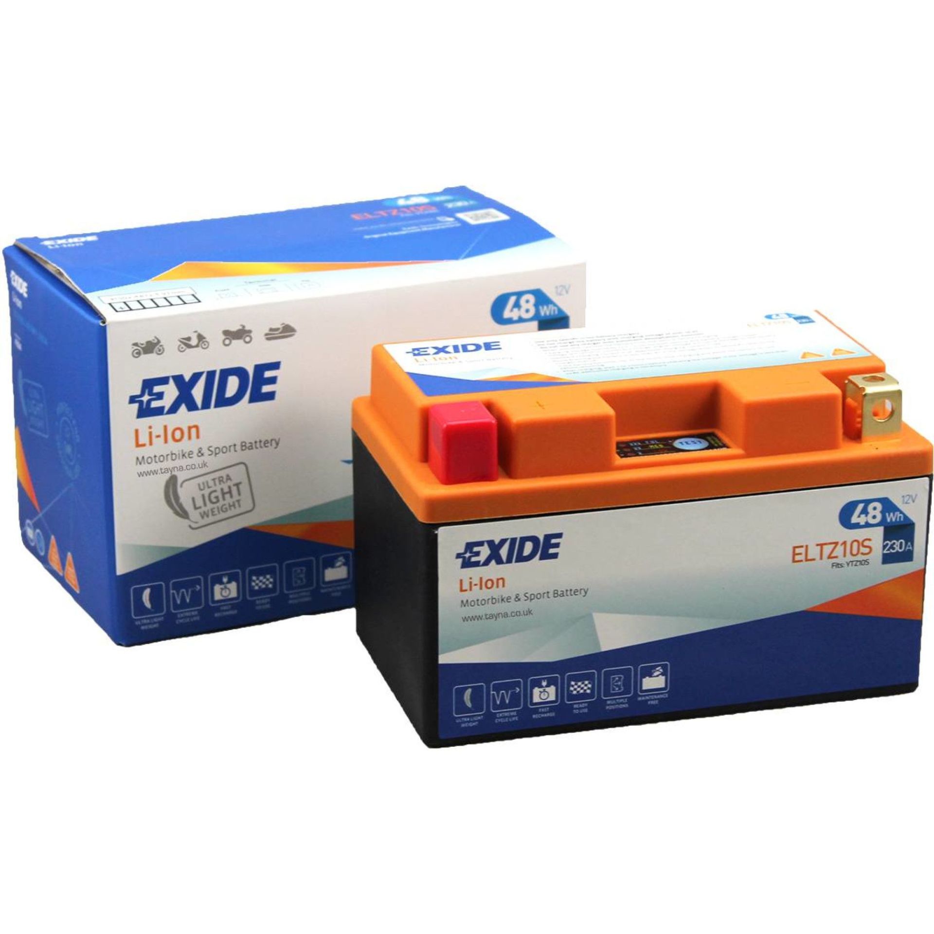 Baterie moto EXIDE Lithium 48 Wh si 230 A 150x87x93 mm