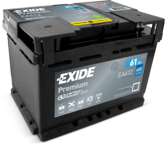 Baterie auto EXIDE 61 Ah 242x175x175 mm