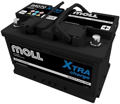 Baterie Auto MOLL X-tra Charge 70 Ah