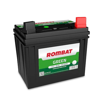 Baterie auto ROMBAT Green 28 Ah 197x129x163 mm + dr