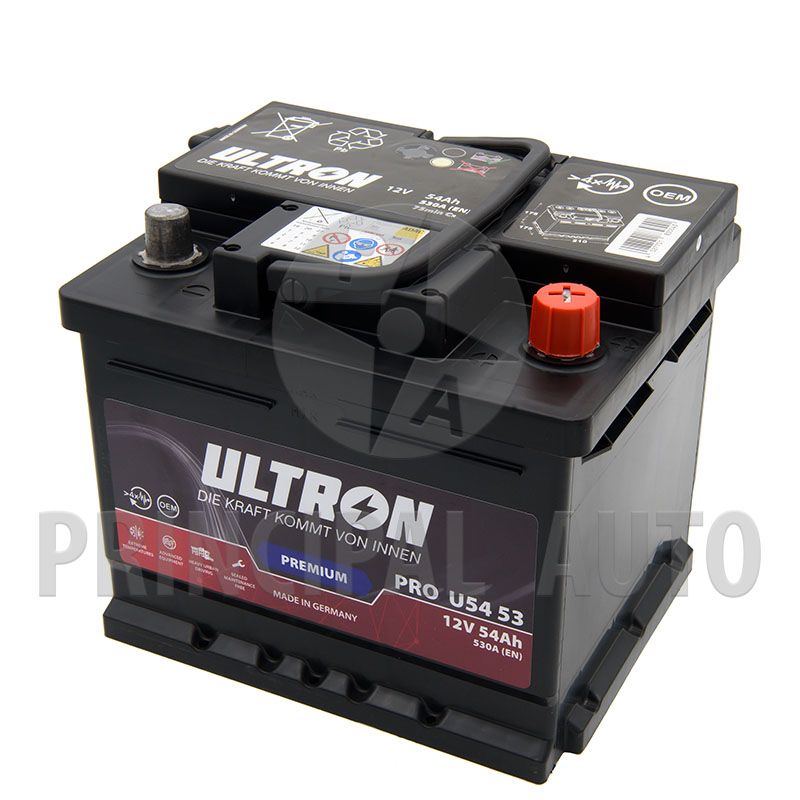 Baterie auto ULTRON Premium 54 Ah 207x175x175 mm