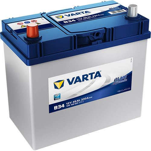 Baterie Auto VARTA Blue Dynamic 45 Ah tip asiatic bornă inversă dim: 238 x 129 x 227 mm