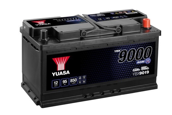 YUASA 9000 AGM 95Ah 850A (353x175x190) YBX9019