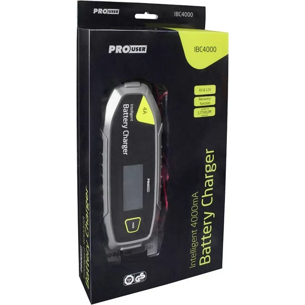 Redresor automat Pro User 6/12 4A Auto-Moto