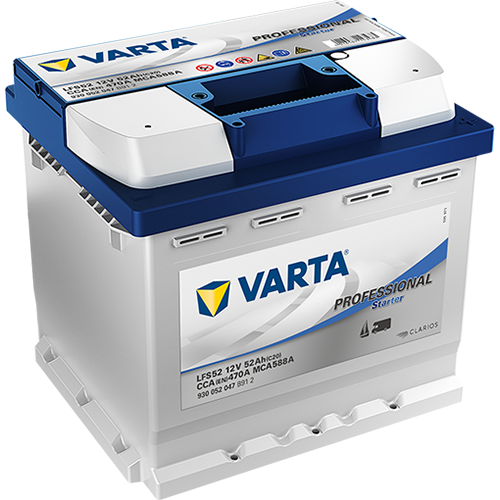 VARTA Professional Starter 52 Ah, dim: 207x175x190 mm