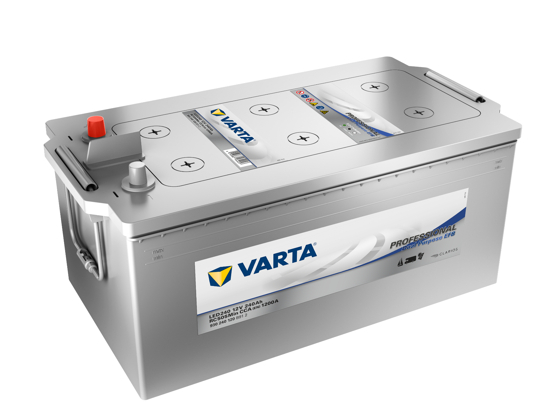 VARTA Professional Dual Purpose EFB 240 Ah, dim: 518x276x242 mm