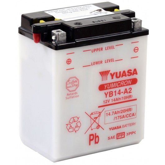 Baterie moto Yuasa YuMicron 12V 14Ah (YB14-A2)