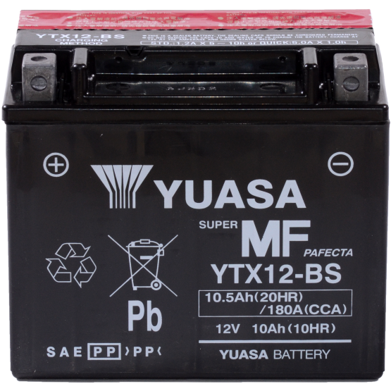 Baterie moto Yuasa AGM 12V 10,5Ah (YTX12)